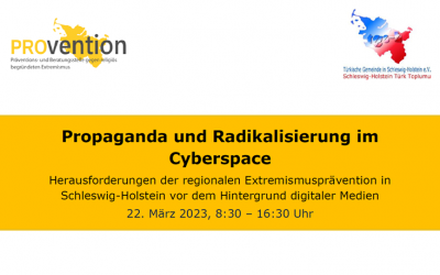 Online-Fachtagung zum Thema „Propaganda und Radikalisierung im Cyberspace“ am 22. März 2023